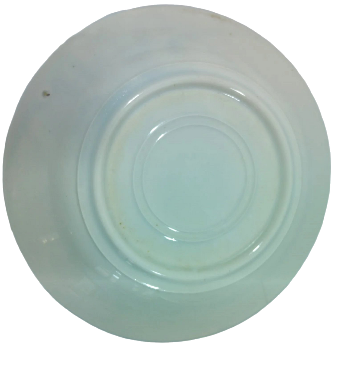 Aveiro Deep Plate with Pink Floral Motif, Early 20th Century