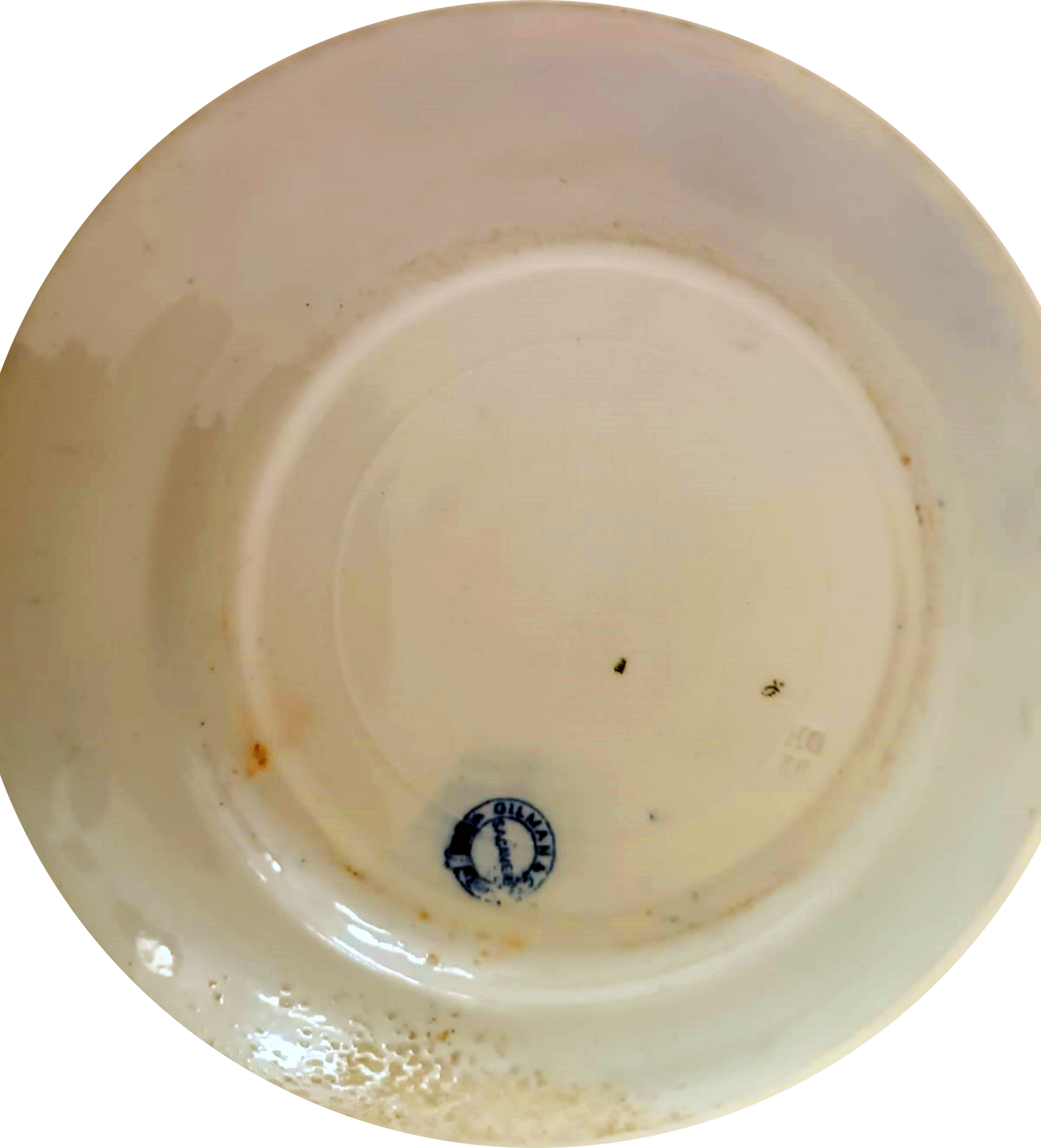 Blue Porcelain Plate from Sacavém - 19th Century