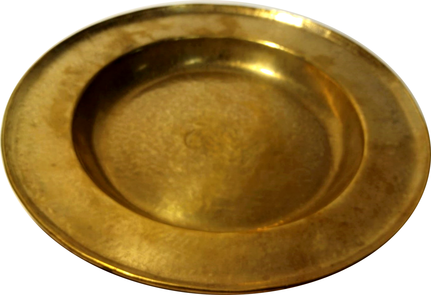 Early 20th-Century Brass Alms Plate