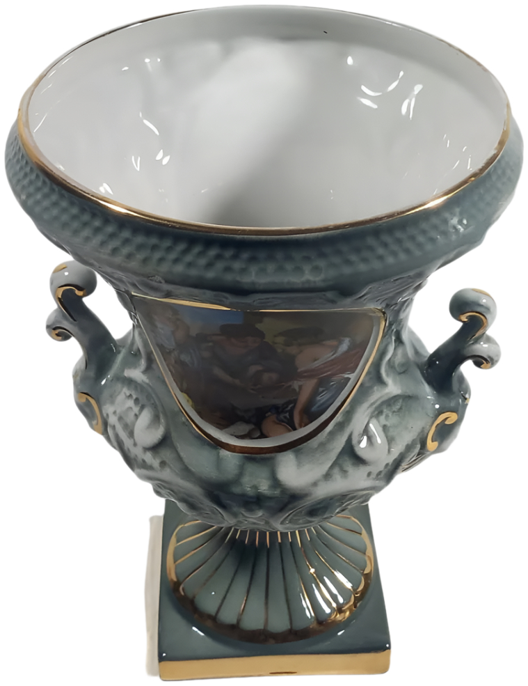Early 20th-Century Porcelain Trophy Vase – Gaia Factory