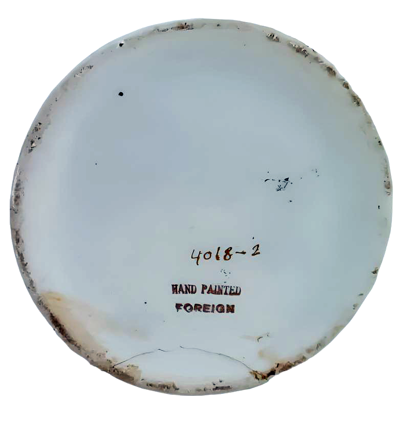 English Floral Porcelain Vase, Early 1900s