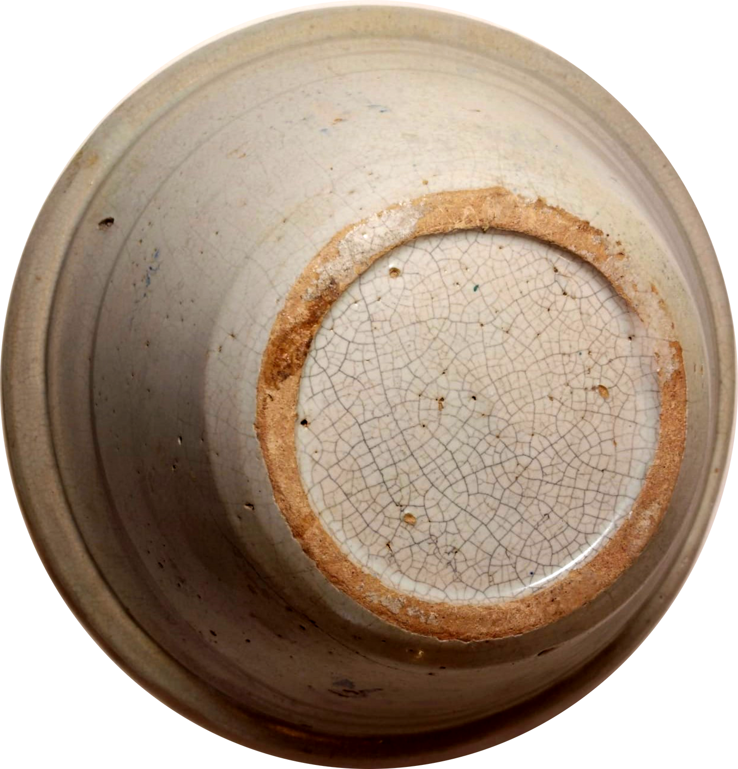 Exquisite 19th-Century Gaia Floral Salad Bowl