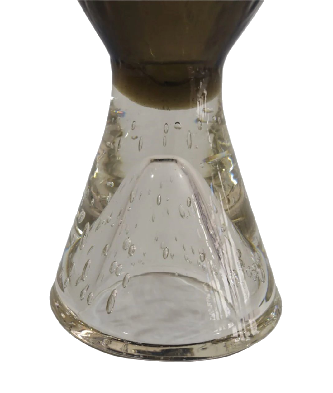 Italian Lava-Style Glass Vase - 1930s