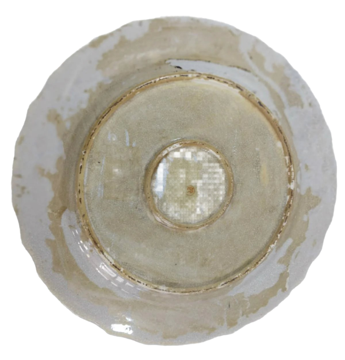 Modern Coimbra Factory Decorative Plate with Heraldic Design