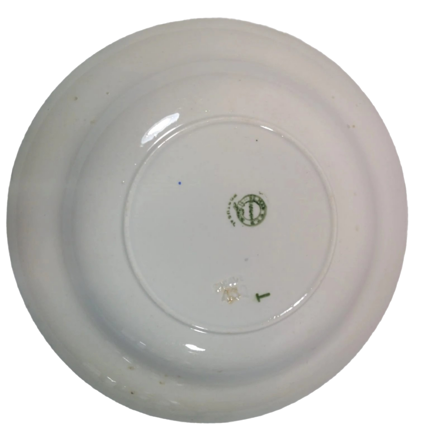 Sacavém Hand-Painted Floral Plate, Early 20th Century