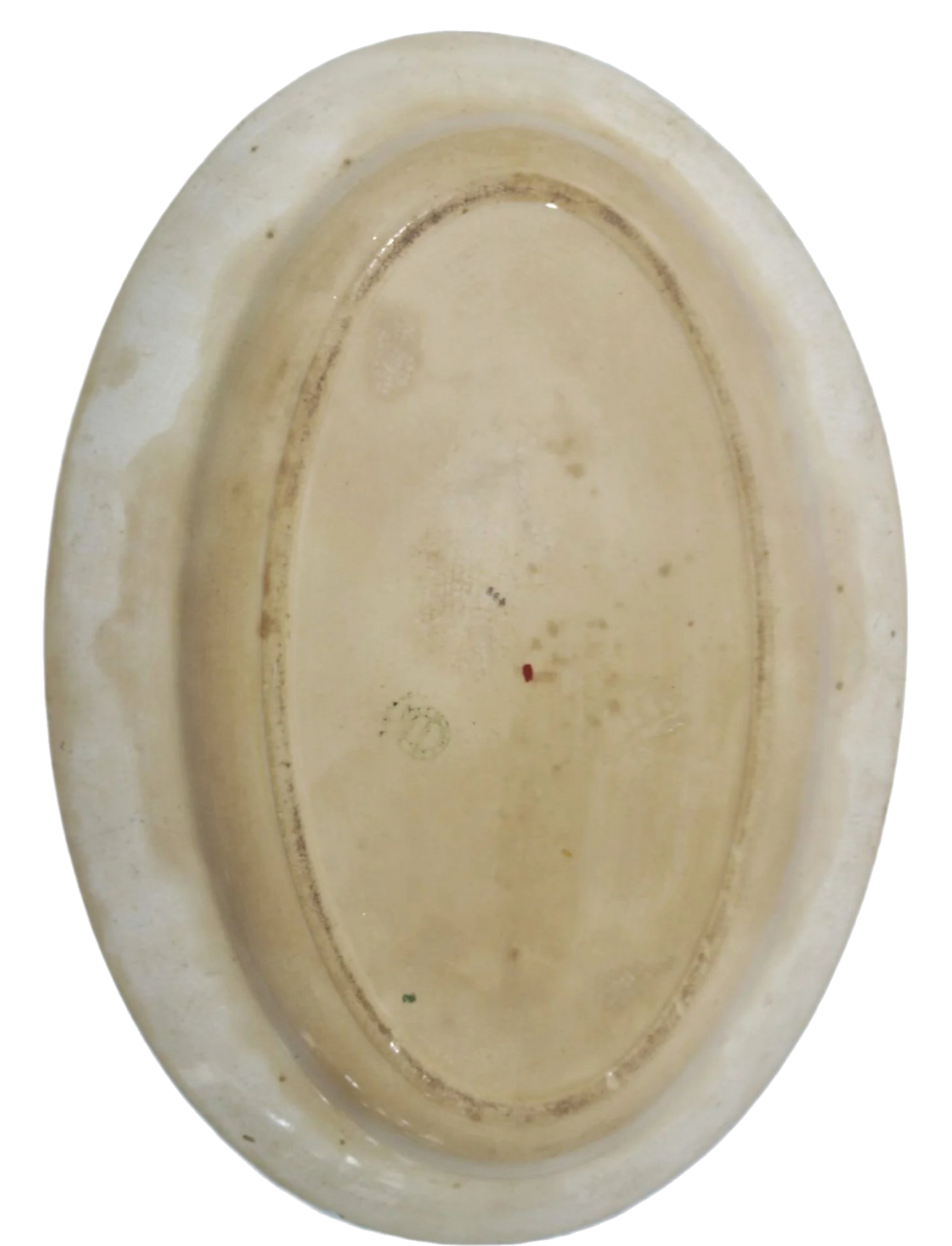 Sacavém Oval Serving Dish with Floral Design, 36 cm