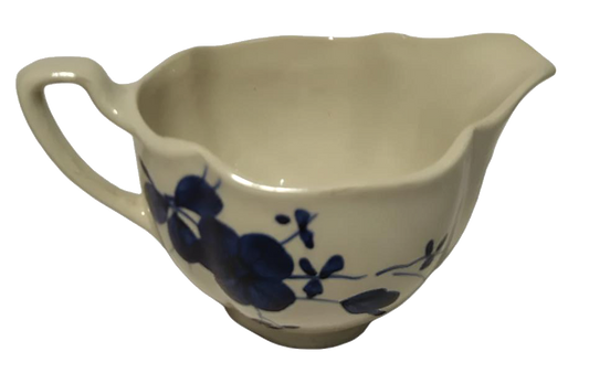 Saucière à décor floral bleu du XIXe siècle – Fabrique Sacavém