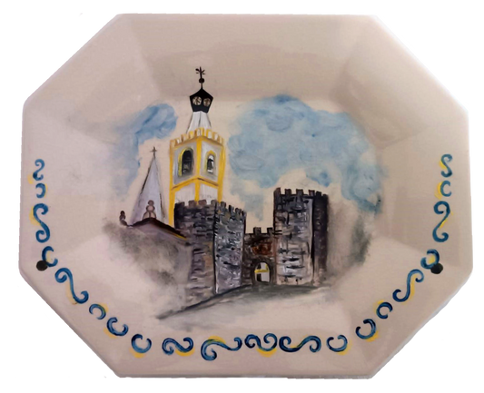 19th Century Hand-Painted Platter – Aveiro, Portugal