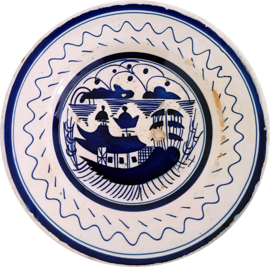 Azorean Heritage Marine Motif Plate