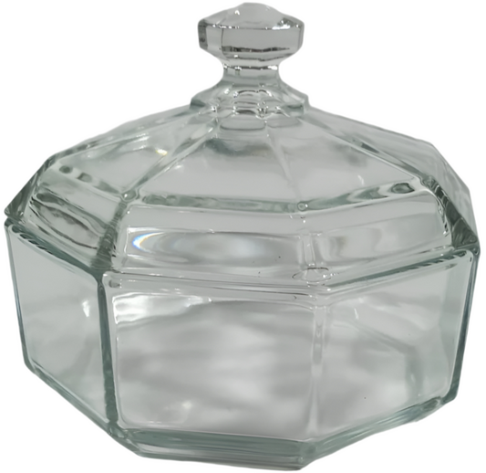 Bella Nova Italian Glass Candy Box – Vintage 1960s-1970s, 13 cm
