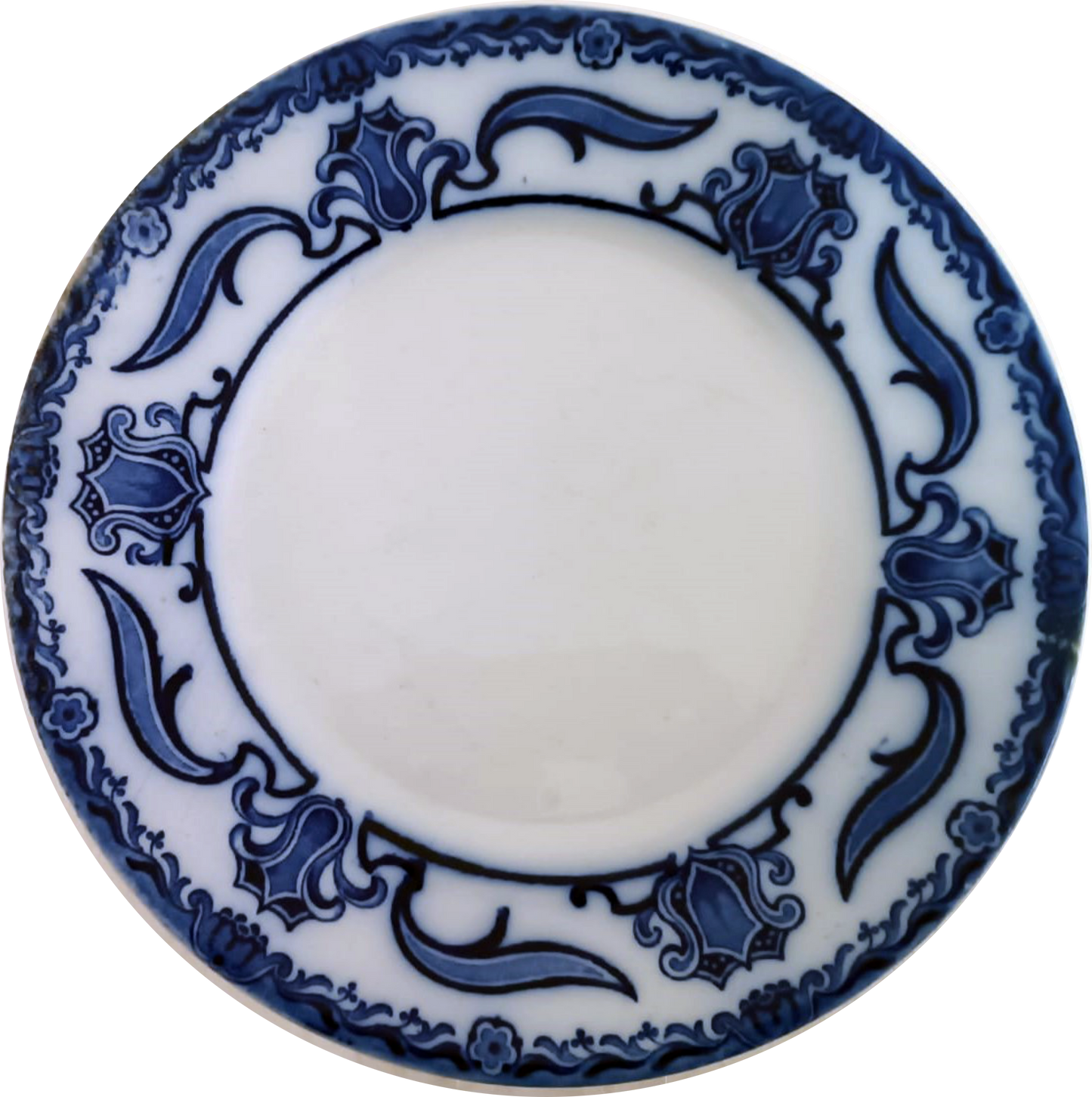 Blue Porcelain Plate from Sacavém - 19th Century