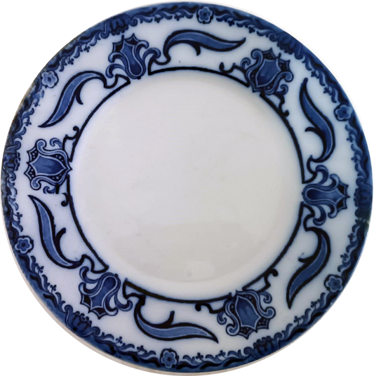 Assiette en porcelaine bleue de Sacavém - XIXe siècle