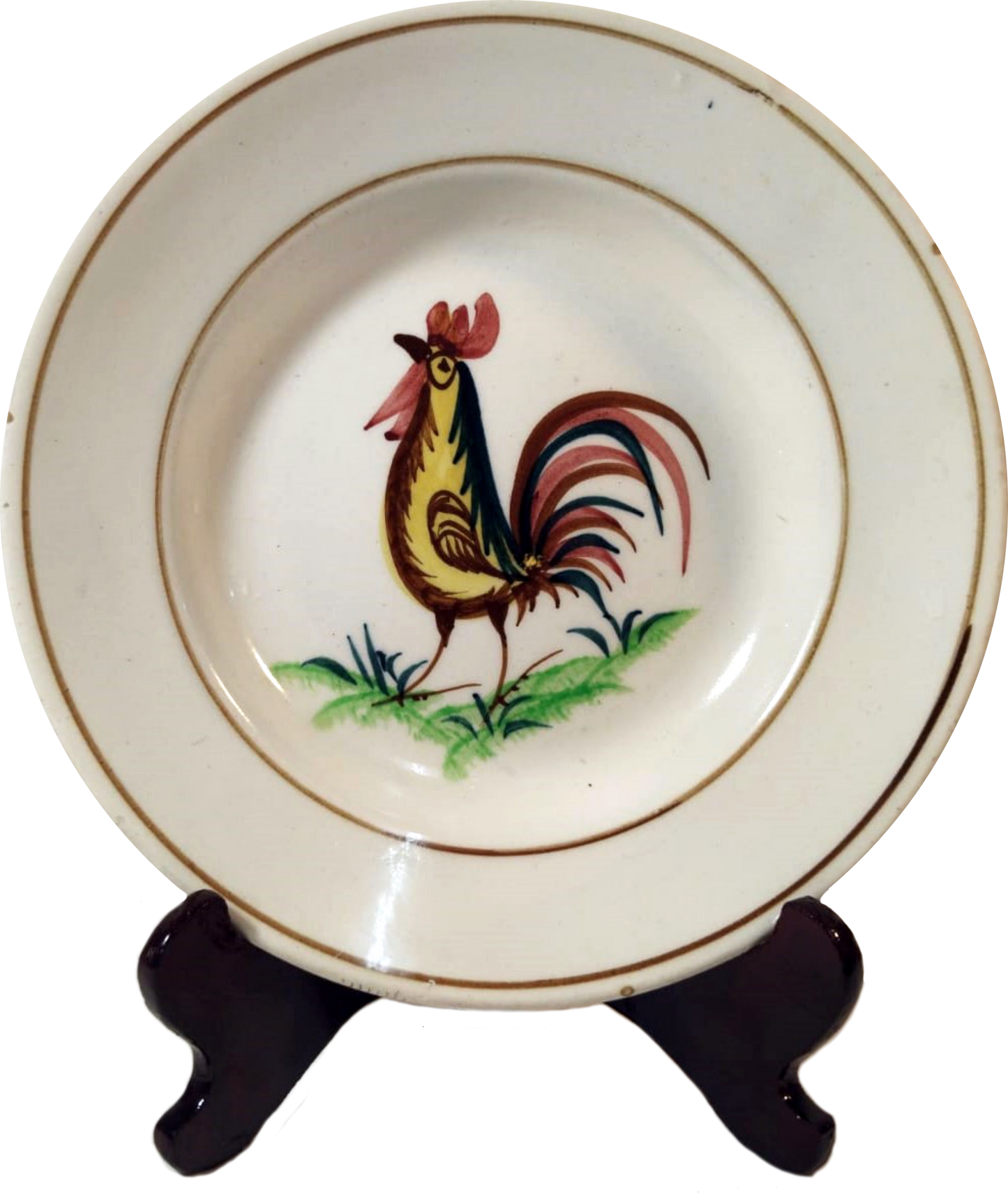 Early 20th-Century Aveiro "Galo de Barcelos" Plate – Triumph Edition