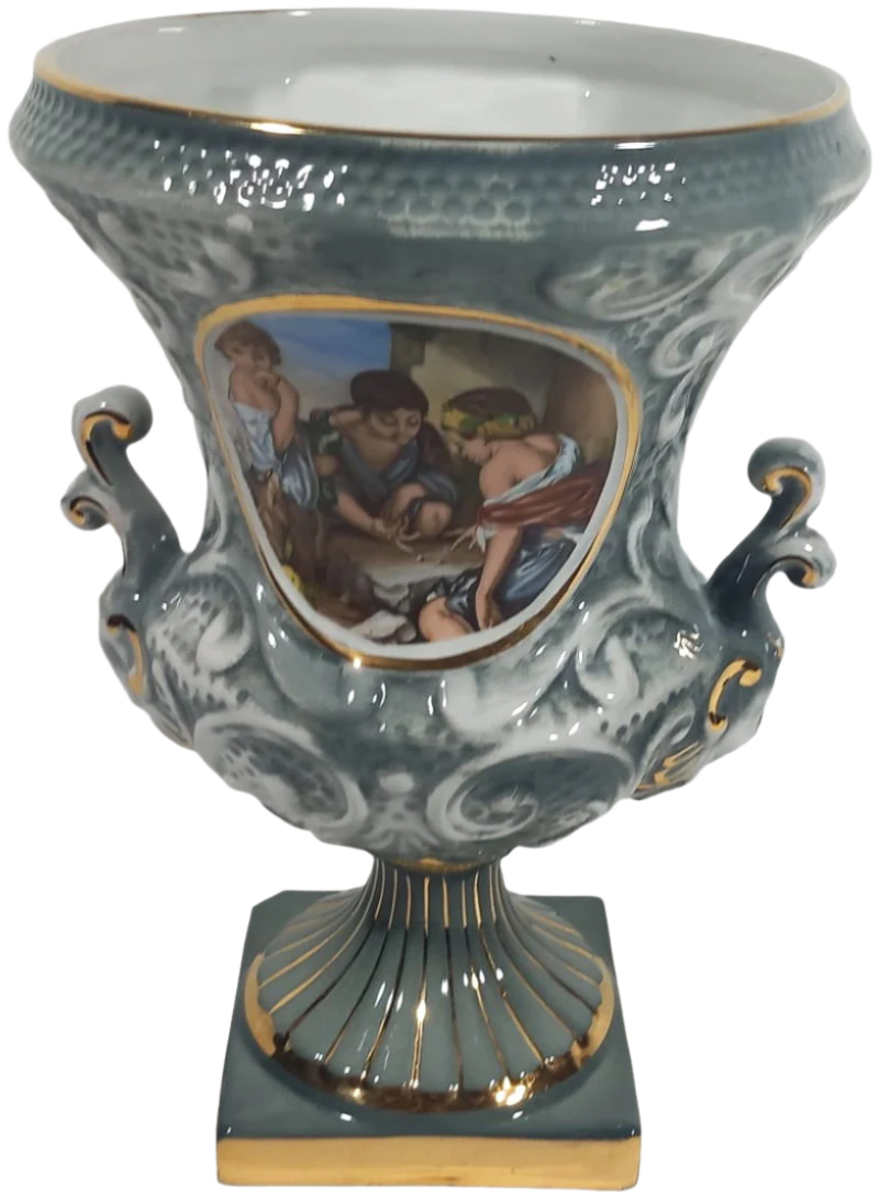 Early 20th-Century Porcelain Trophy Vase – Gaia Factory