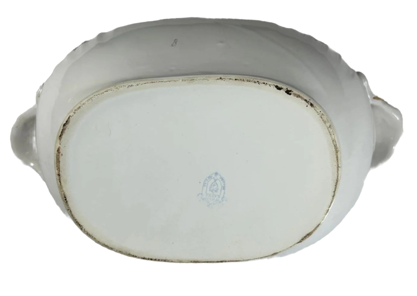 Exquisite 19th-Century Coimbra Porcelain Tureen and Platter Set