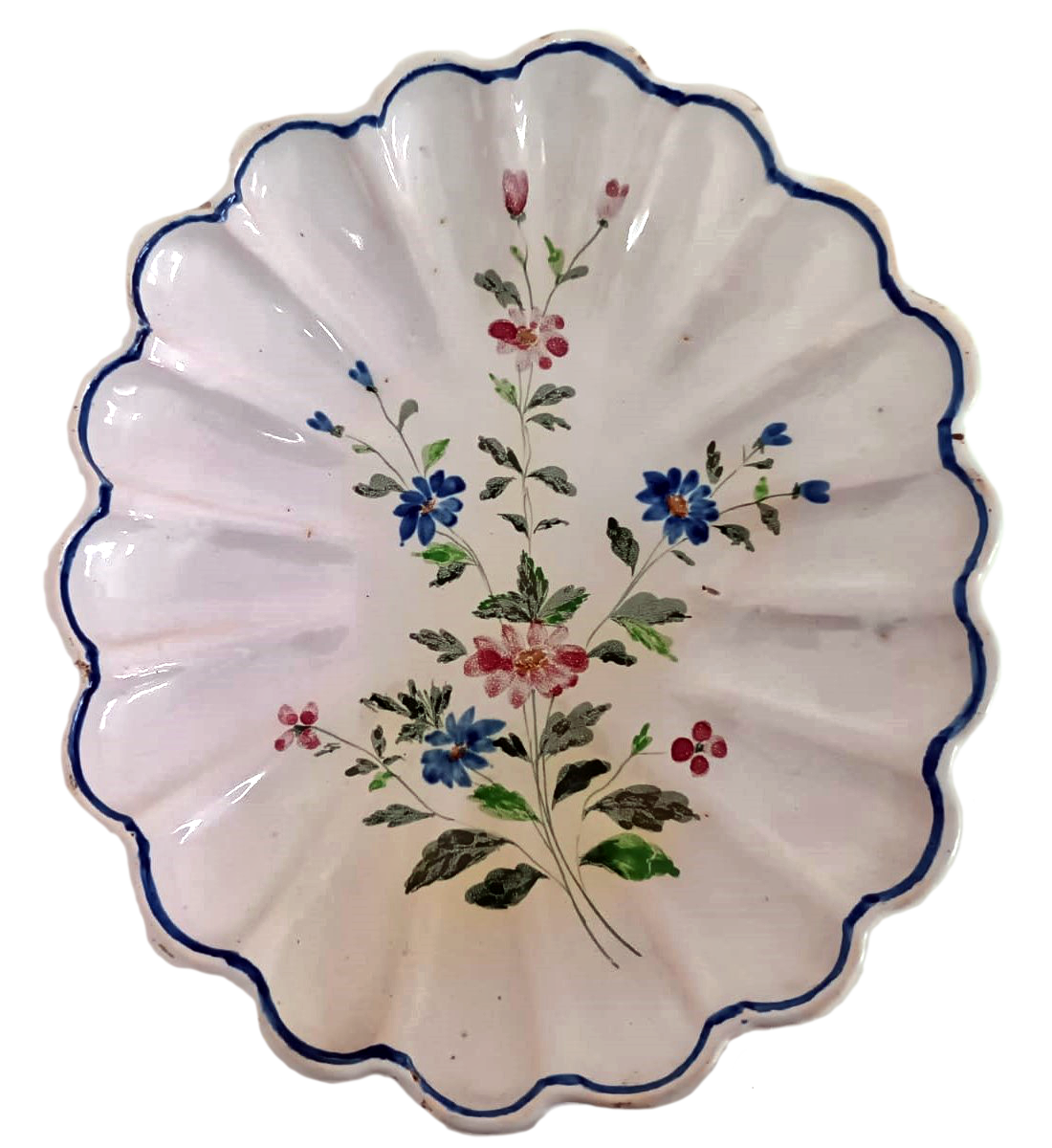 Oval Salad Bowl from Leiria - 18th Century