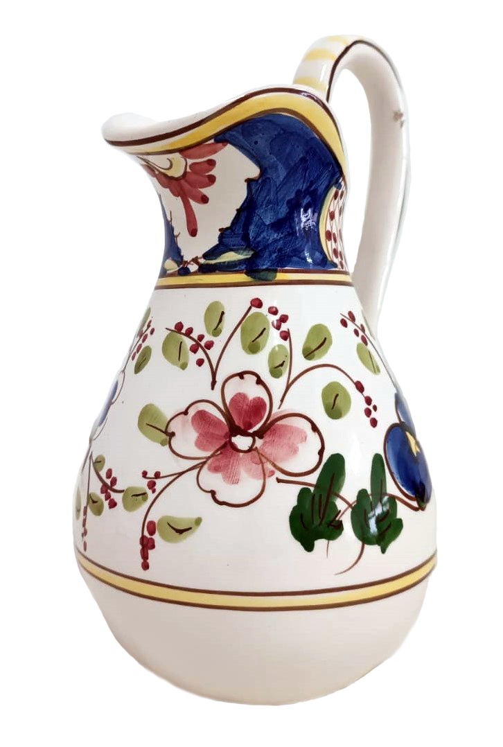 Hand-Painted Water Jug from Coimbra - 18th Century