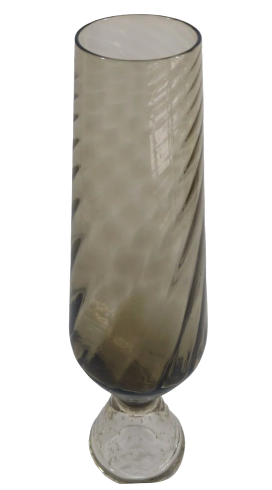 Italian Lava-Style Glass Vase - 1930s
