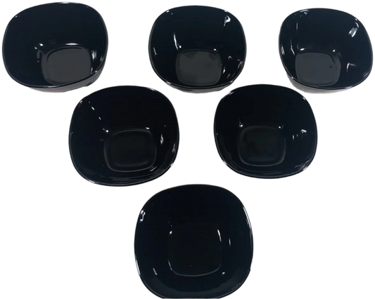 Mid-Century Set of 6 Hand-Painted Bowls – French Manufacture