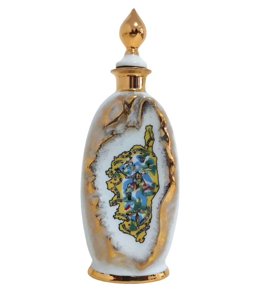 Bouteille Napoléonienne en Porcelaine de Limoges à Motif Corse