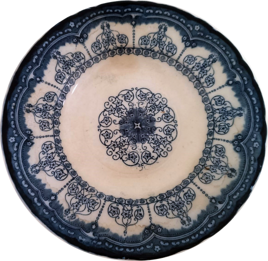 Prato Rio Sacavém - Porcelana Azul Século XIX