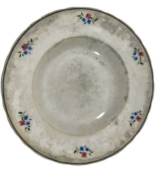 Sacavém Floral Decorative Bowl, Early 19th Century