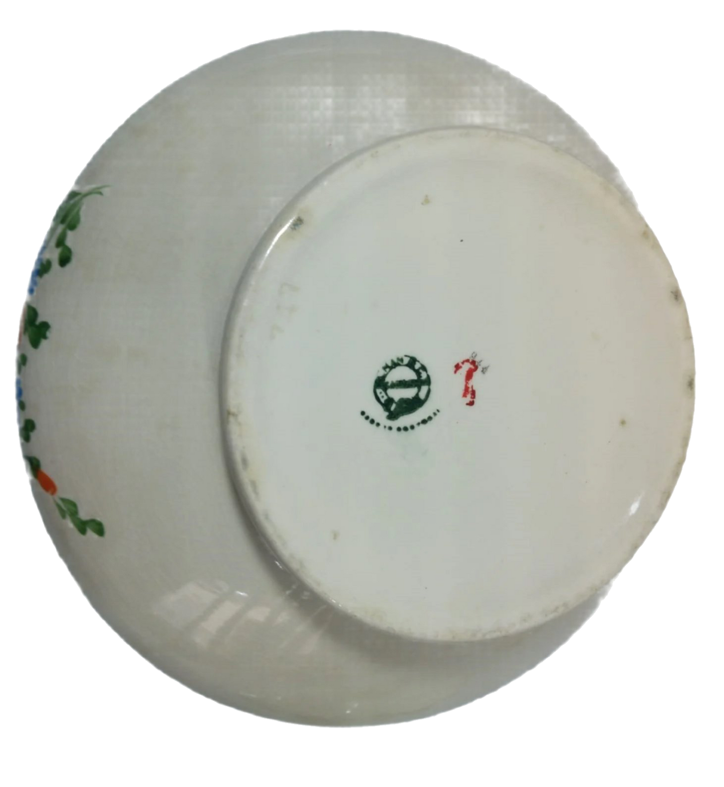 Sacavém Hand-Painted Floral Tureen with Underplate, 19th Century